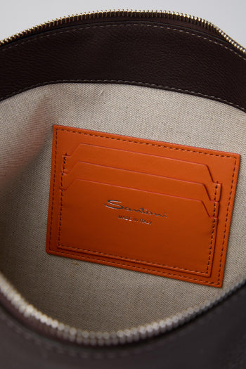 Pochette in pelle bottalata - 3