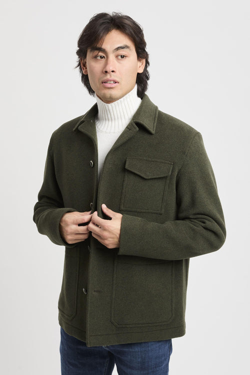 Field Jacket in Soft Recycled Wool