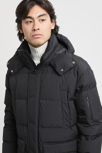 Parka lungo con cappuccio staccabile - 3