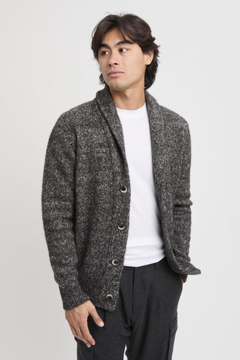 Cardigan in melange wool blend - 2