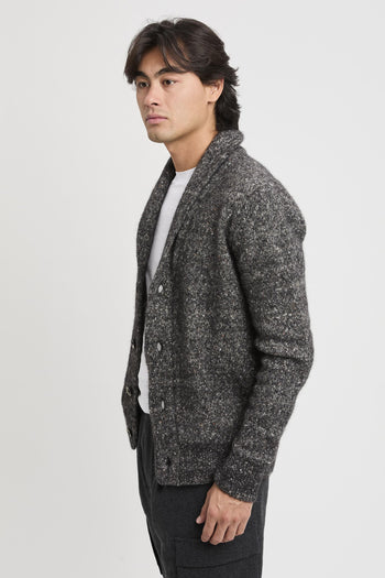 Cardigan in melange wool blend - 3
