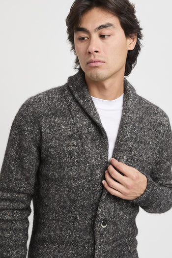 Cardigan in melange wool blend - 7