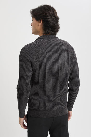 Velvet Rave Full Zip Knit - 5