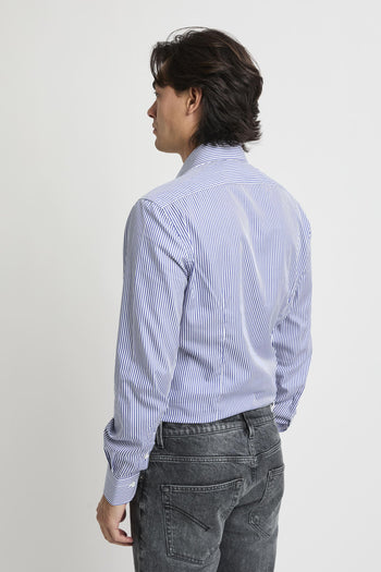 Camicia rigata in cotone - 4