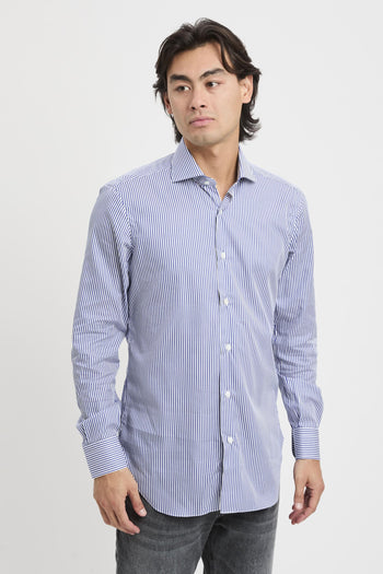 Camicia rigata in cotone - 6
