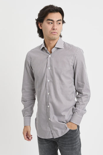 Camicia rigata in cotone - 3