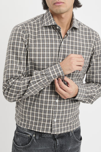 Camicia a quadri in cotone - 3