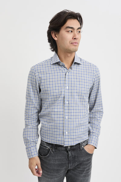 Camicia con motivo gingham