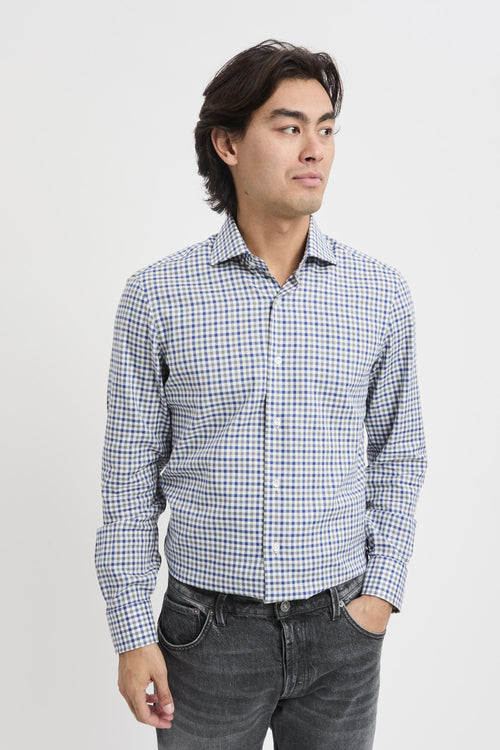 Camicia con motivo gingham