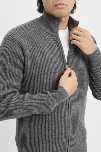 Maglia aperta con zip - 7