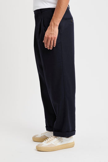 Pantalone cropped plissettato - 4