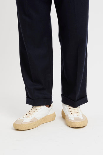 Pantalone cropped plissettato - 5