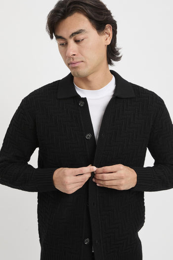 Cardigan punto diagonale - 4