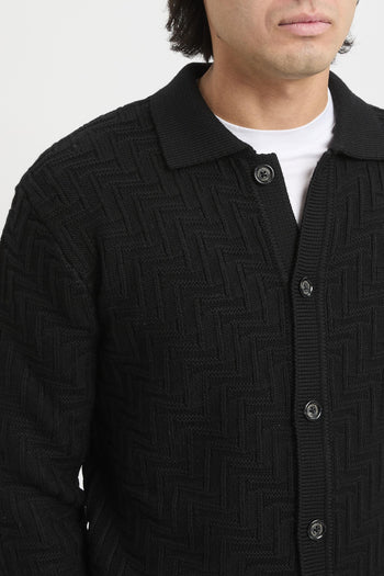 Cardigan punto diagonale - 7