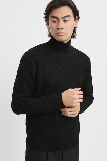 Maglia lupetto punto diagonale - 2