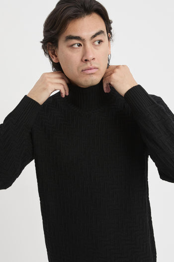 Maglia lupetto punto diagonale - 3