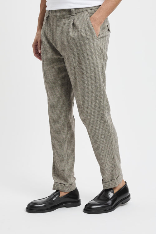 Pantalone chino quadrettini