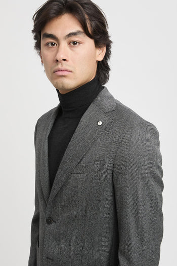 Giacca monopetto spigata - 6