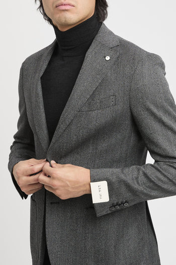 Giacca monopetto spigata - 7