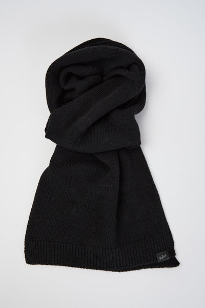 Sciarpa a costine in lana