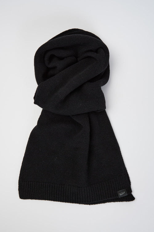 Sciarpa a costine in lana