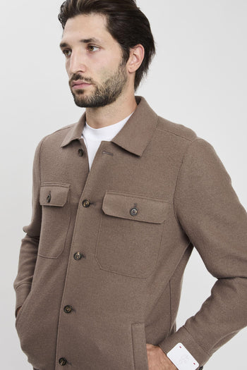 Overshirt in lana - 4