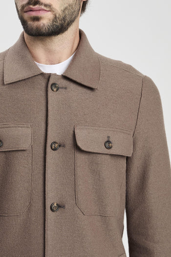 Overshirt in lana - 7