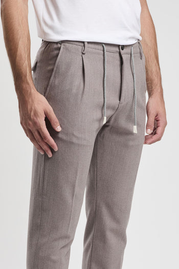 Pantalone in lana stretch - 3