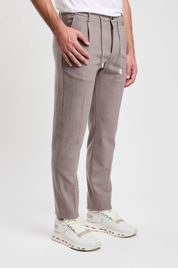 Pantalone in lana stretch - 4