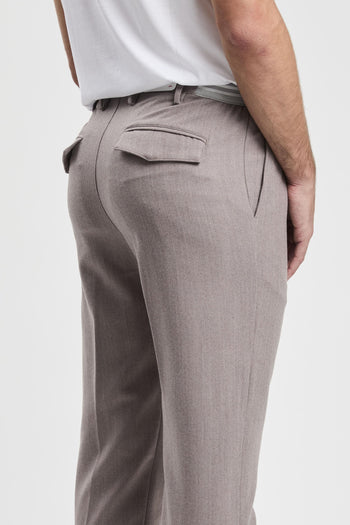 Pantalone in lana stretch - 7