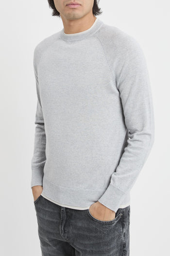 Maglia girocollo con profili a contrasto - 2