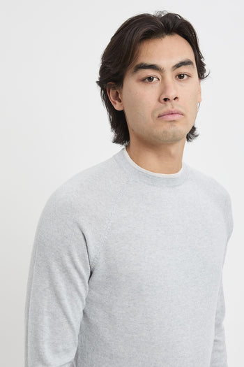 Maglia girocollo con profili a contrasto - 4