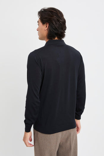 Maglia a polo in 180s Merino - 4