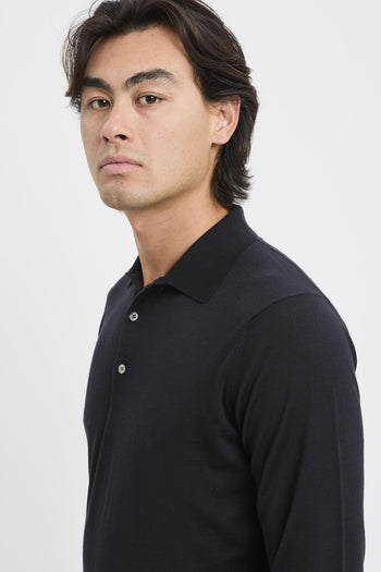 Maglia a polo in 180s Merino - 5