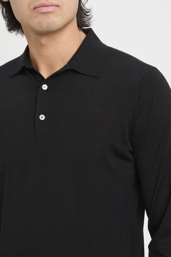 Maglia a polo in 180s Merino - 6