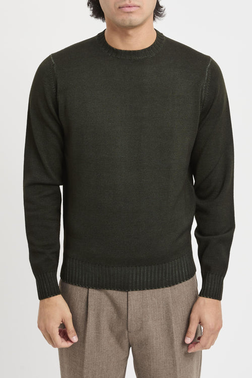 Girocollo in lana vergine