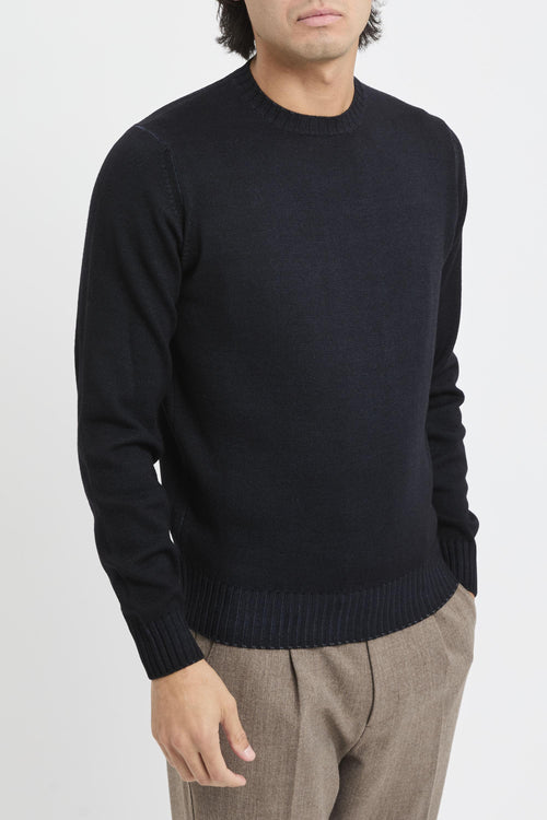 Girocollo in lana vergine