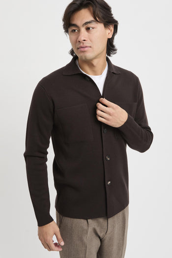 Overshirt punto Milano - 4