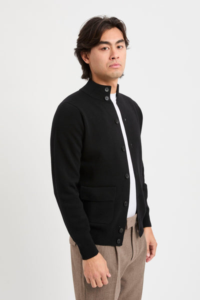 Cardigan con bottoni punto Milano