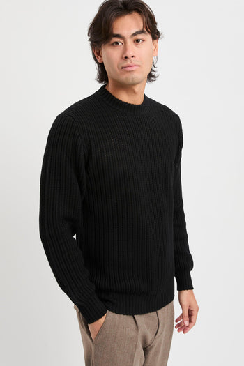 Girocollo traforato a coste - 2