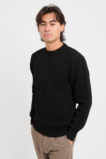 Girocollo traforato a coste - 3