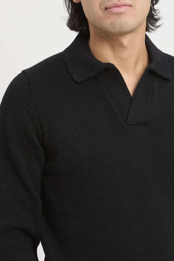 Polo in maglia in lana vergine - 4