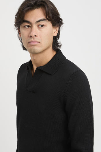 Polo in maglia in lana vergine - 6