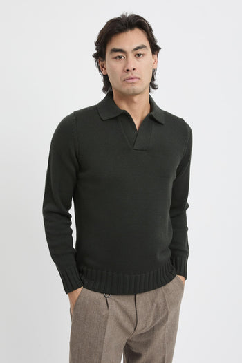 Polo in maglia in lana vergine - 2