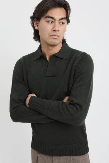 Polo in maglia in lana vergine - 6