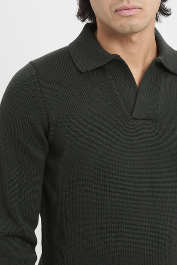 Polo in maglia in lana vergine - 7