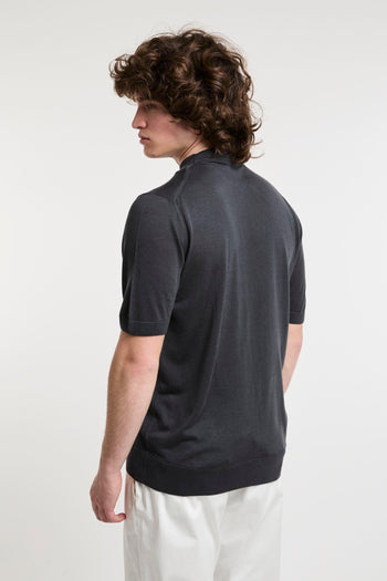 Maglia a manica corta in seta - 5