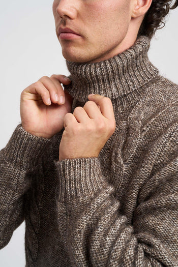 Dolcevita in cotone e alpaca - 6