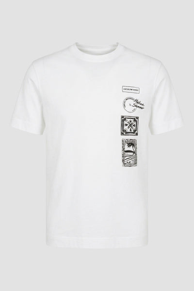 T-shirt in cotone con stampa