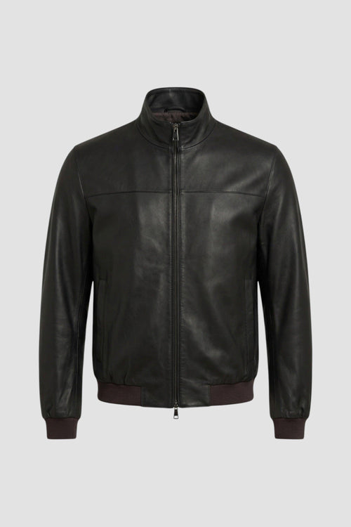 Blouson in nappa di agnello